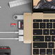Illustration for article titled This Thin USB-C Dock Gives Your New MacBook Every Port Its Missing